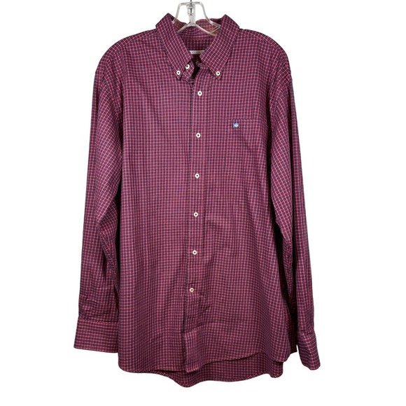 Southern Tide Shemwood Plaid Skipjack Long Sleeve Woven Shirt, Size XL - Picture 2 of 11